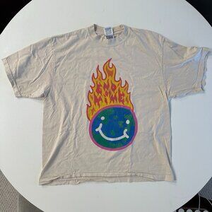 Peach Tree Rascals World on Fire Graphic Band T Shirt Merch Concert XL